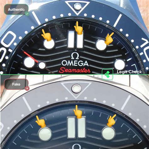 omega watch fake vs real|genuine omega watch.